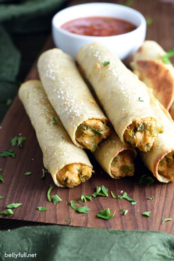 Chicken and Cheese Baked Taquitos
