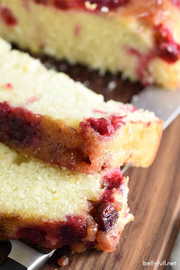 Upside-Down Cranberry Cake