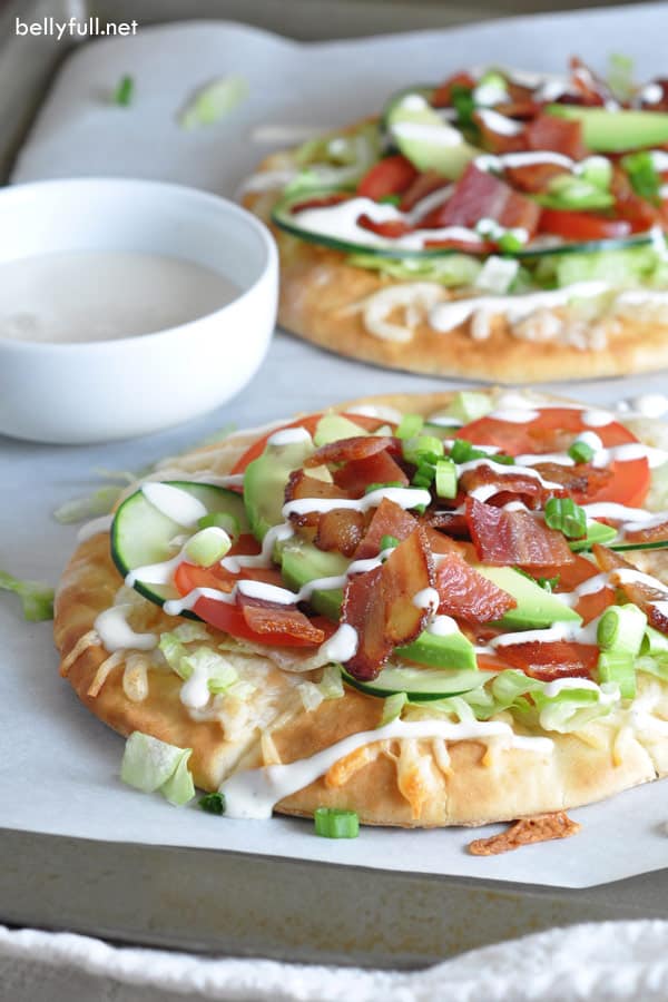 Ranch BLT Flatbread
