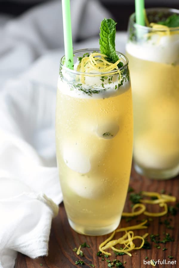 Lemon Peach Fizz