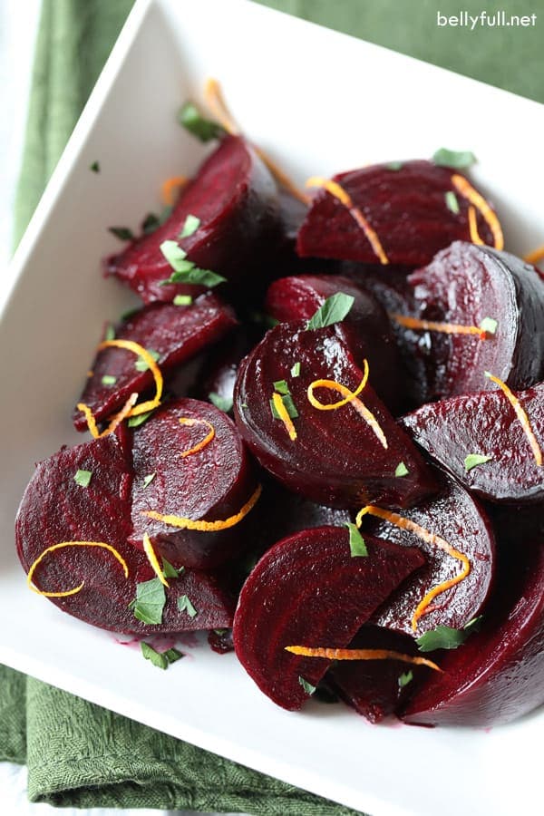 Maple Glazed Roasted Beets
