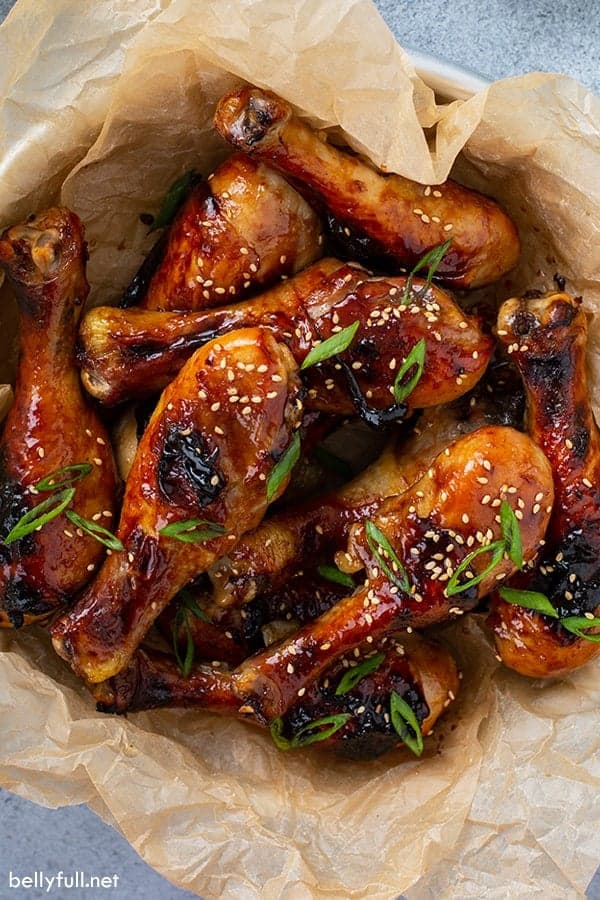 Honey Soy Baked Chicken Drumsticks