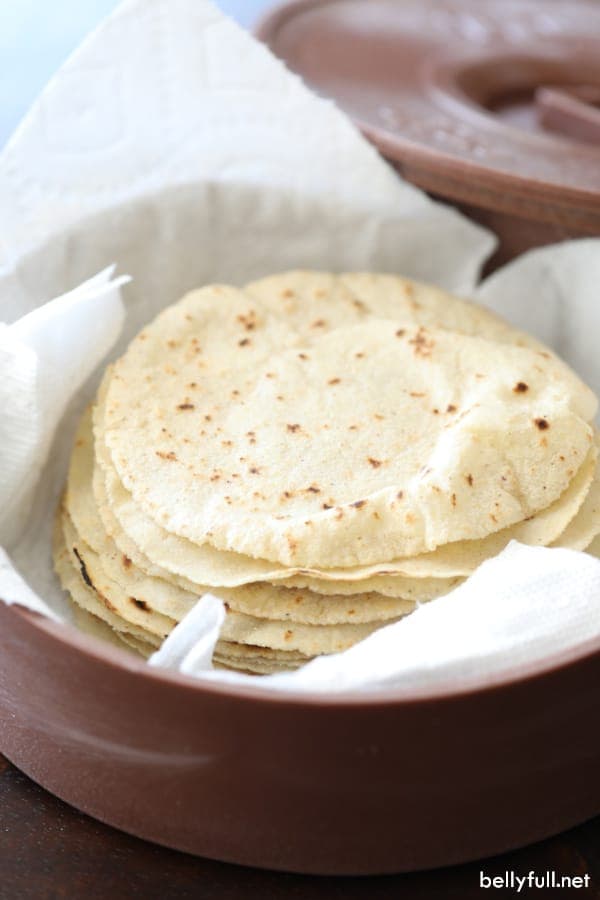 Homemade Corn Tortillas