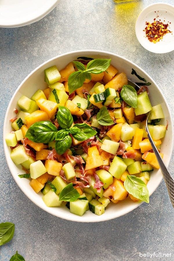 Melon Cucumber Salad