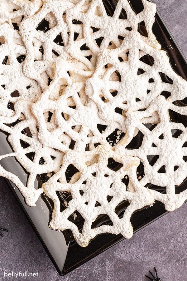 Cobweb Halloween Cookies