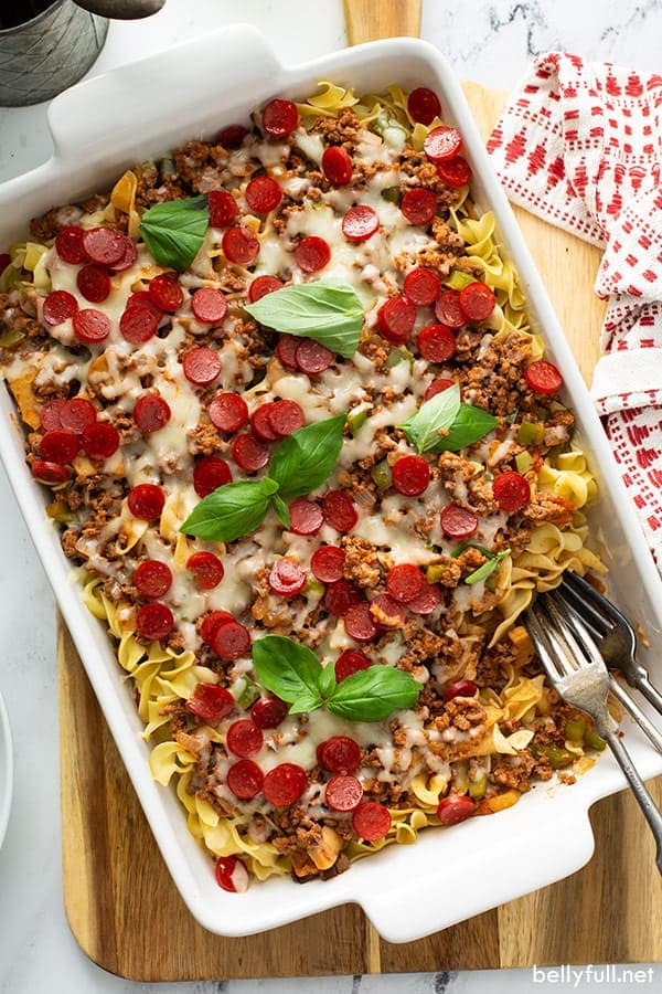 Pizza Noodle Casserole