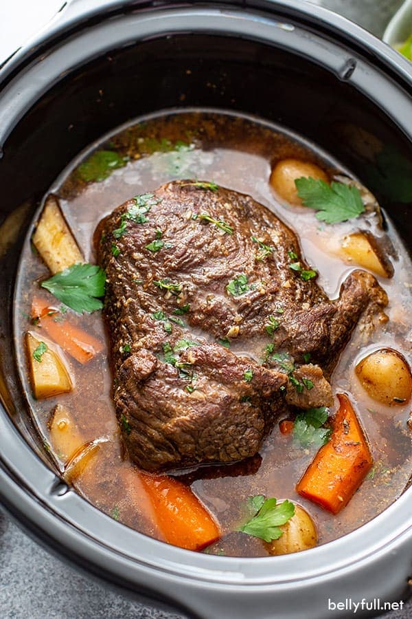 Slow Cooker Pot Roast {Crock Pot Roast}