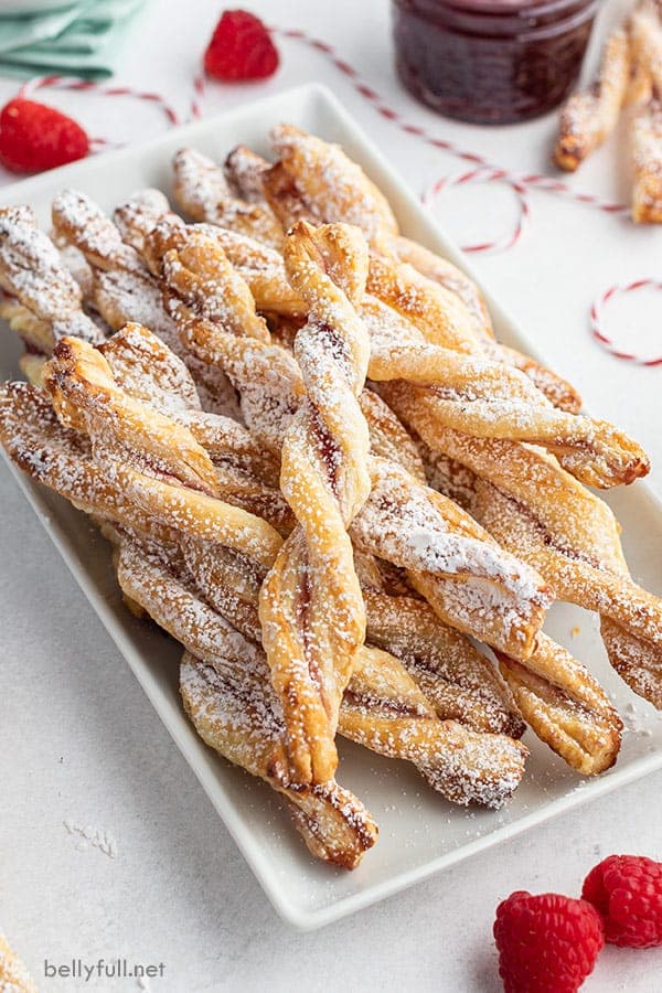 Jam Puff Pastry Twists