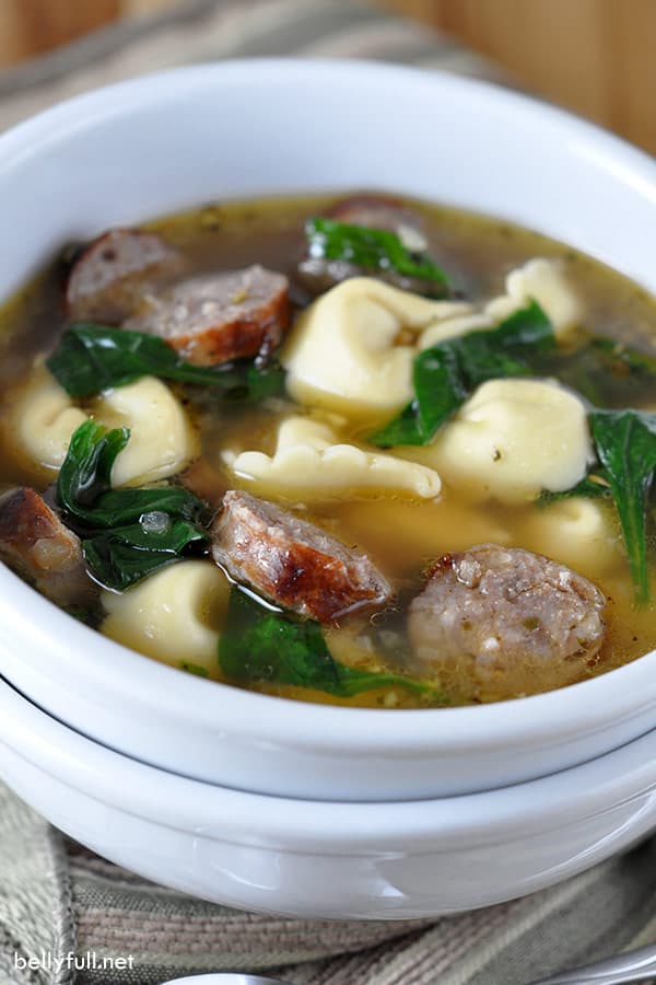 Sausage Tortellini Soup