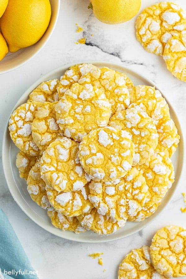 Lemon Crinkle Cookies