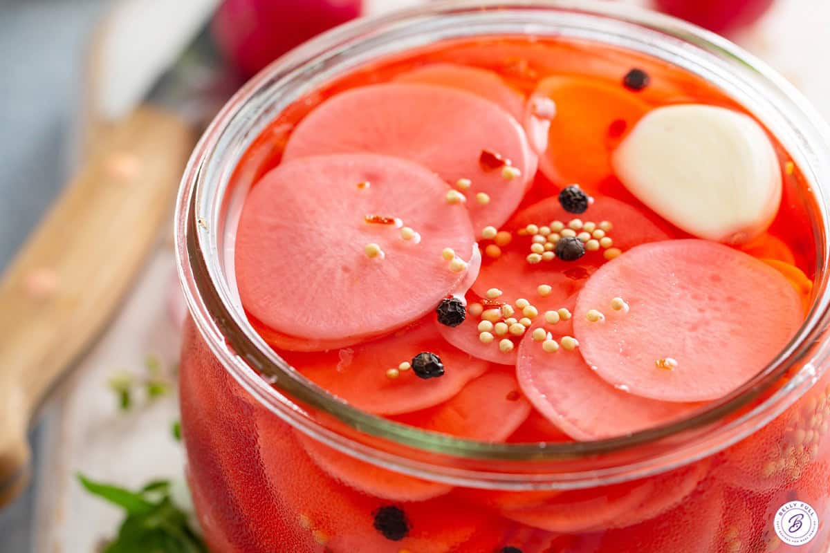 Quick Pickled Radishes