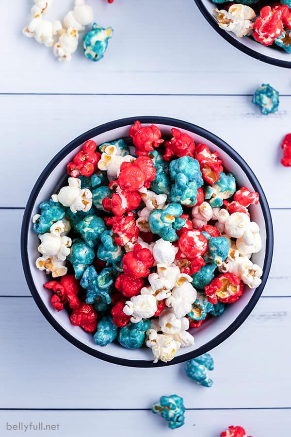 {4th of July} Caramel Corn