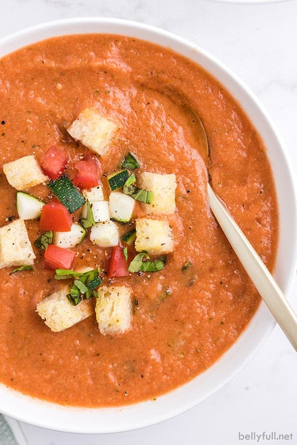 Grilled Vegetable Gazpacho