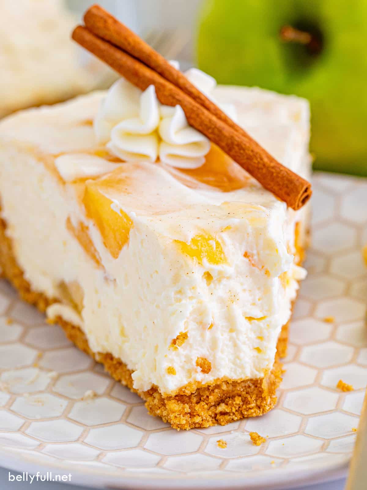 No Bake Apple Cheesecake