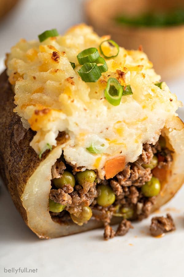 Shepherd's Pie Twice Baked Potatoes