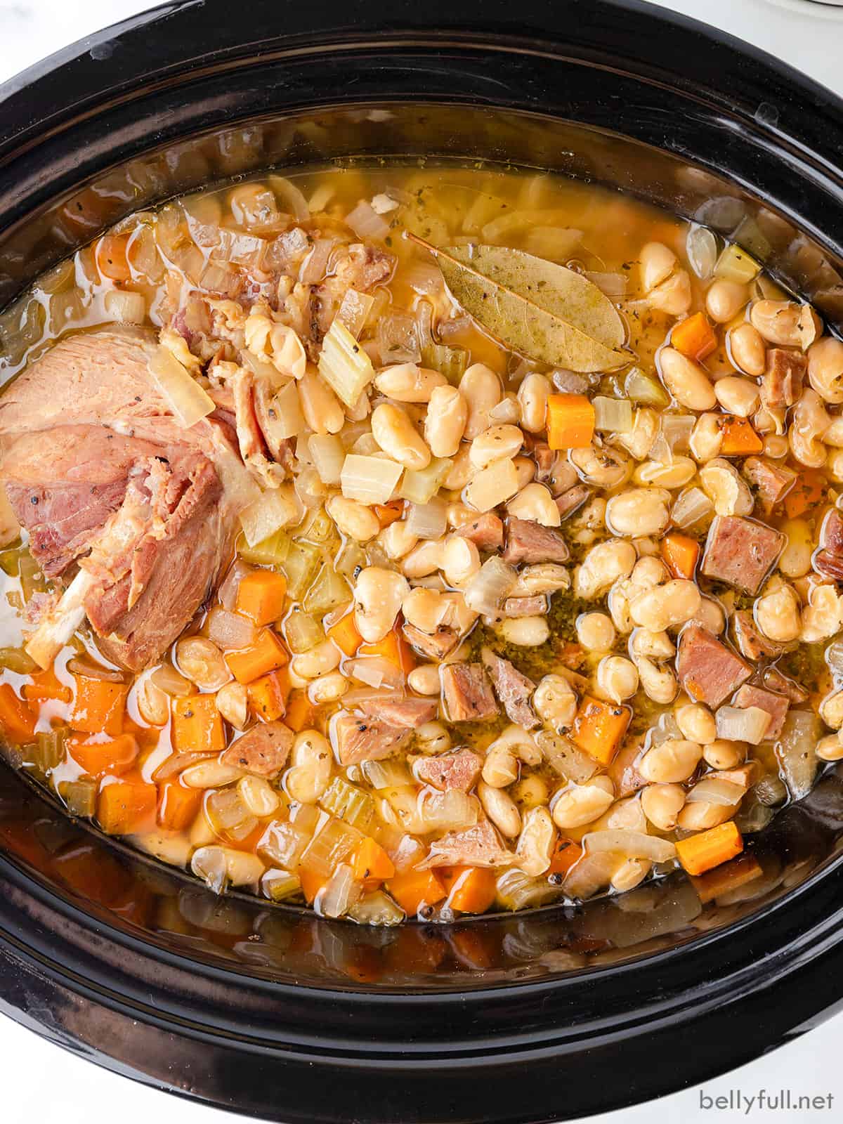 Crockpot Ham and Bean Soup