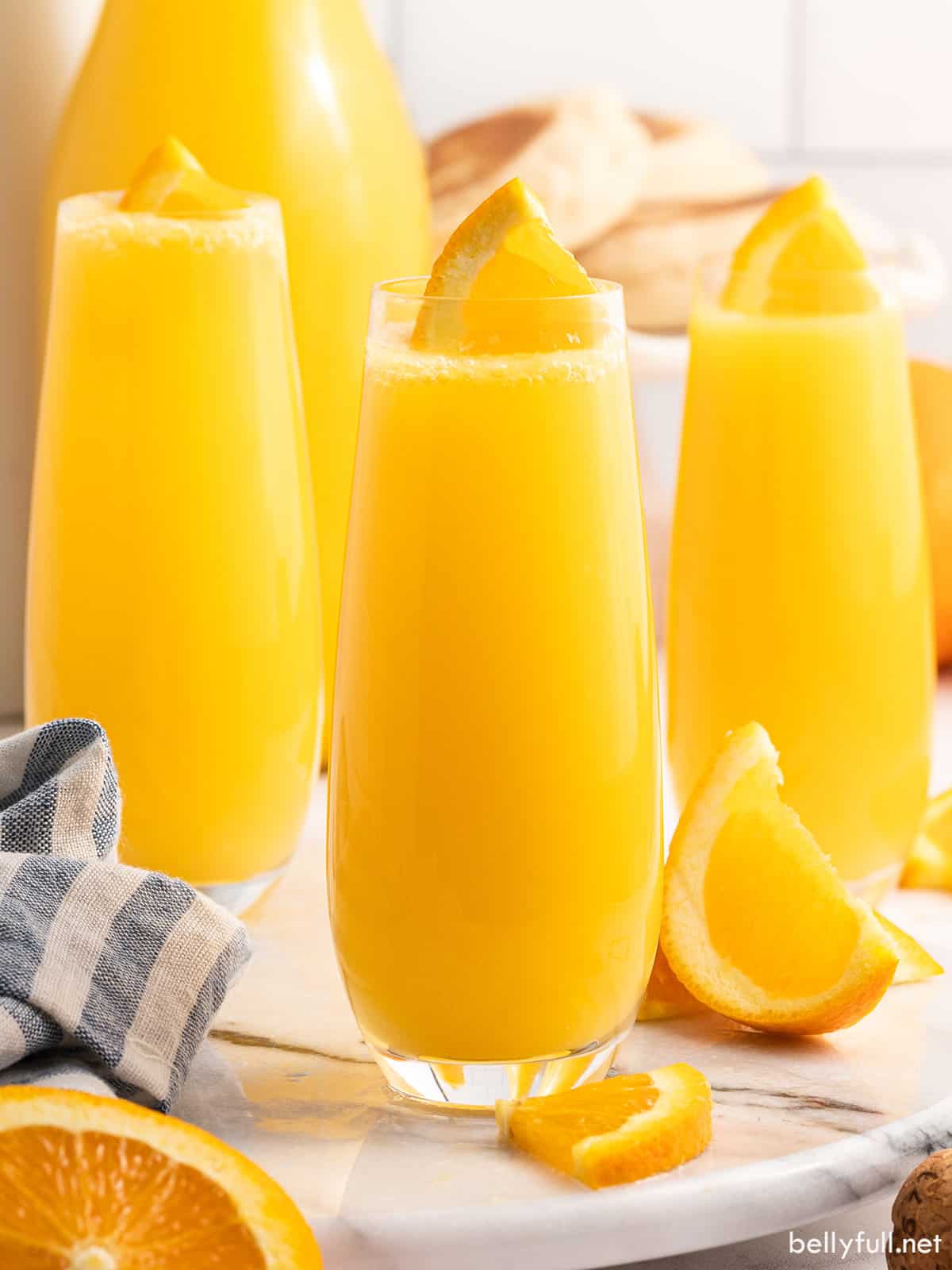 Pineapple Sunrise Mimosas