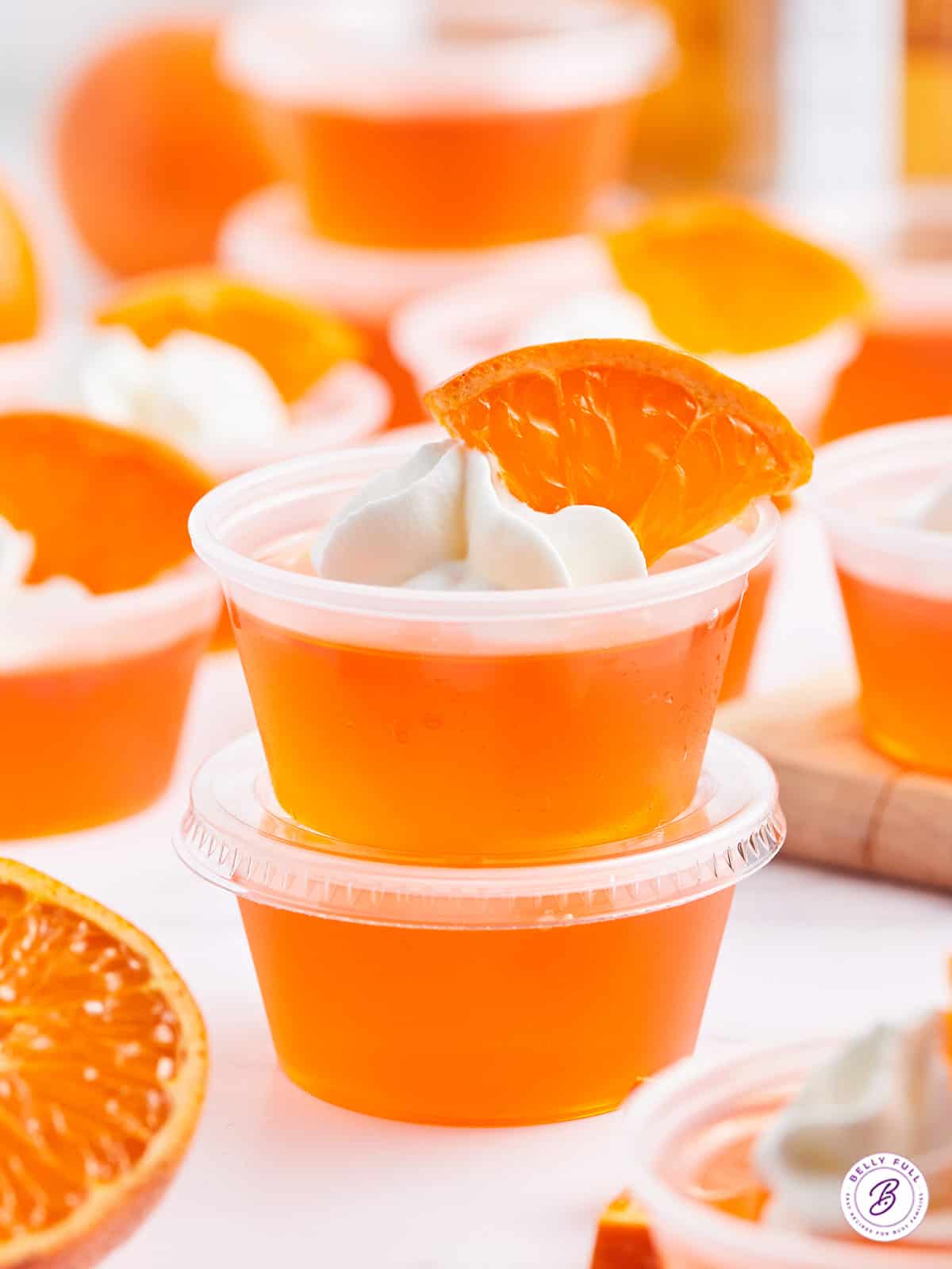 Creamsicle Jello Shots