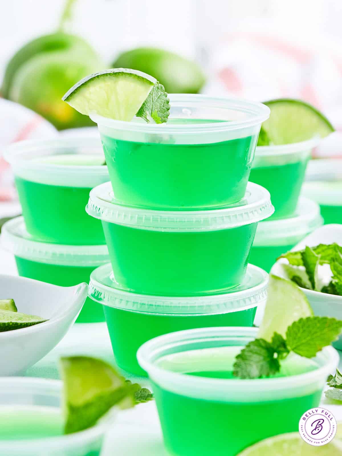 Mojito Jello Shots