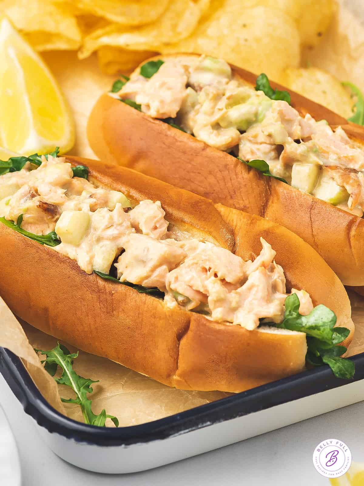 New England-Style Salmon Rolls