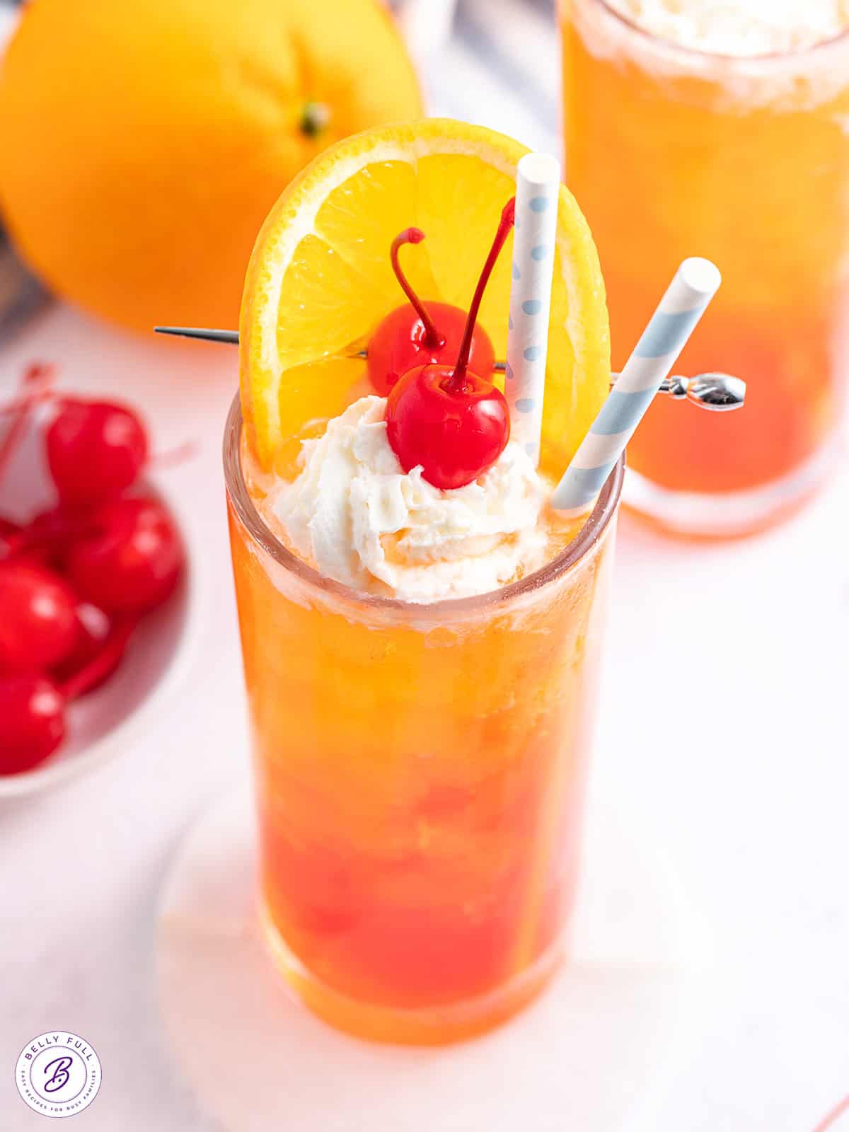 Orange Creamsicle Shirley Temple