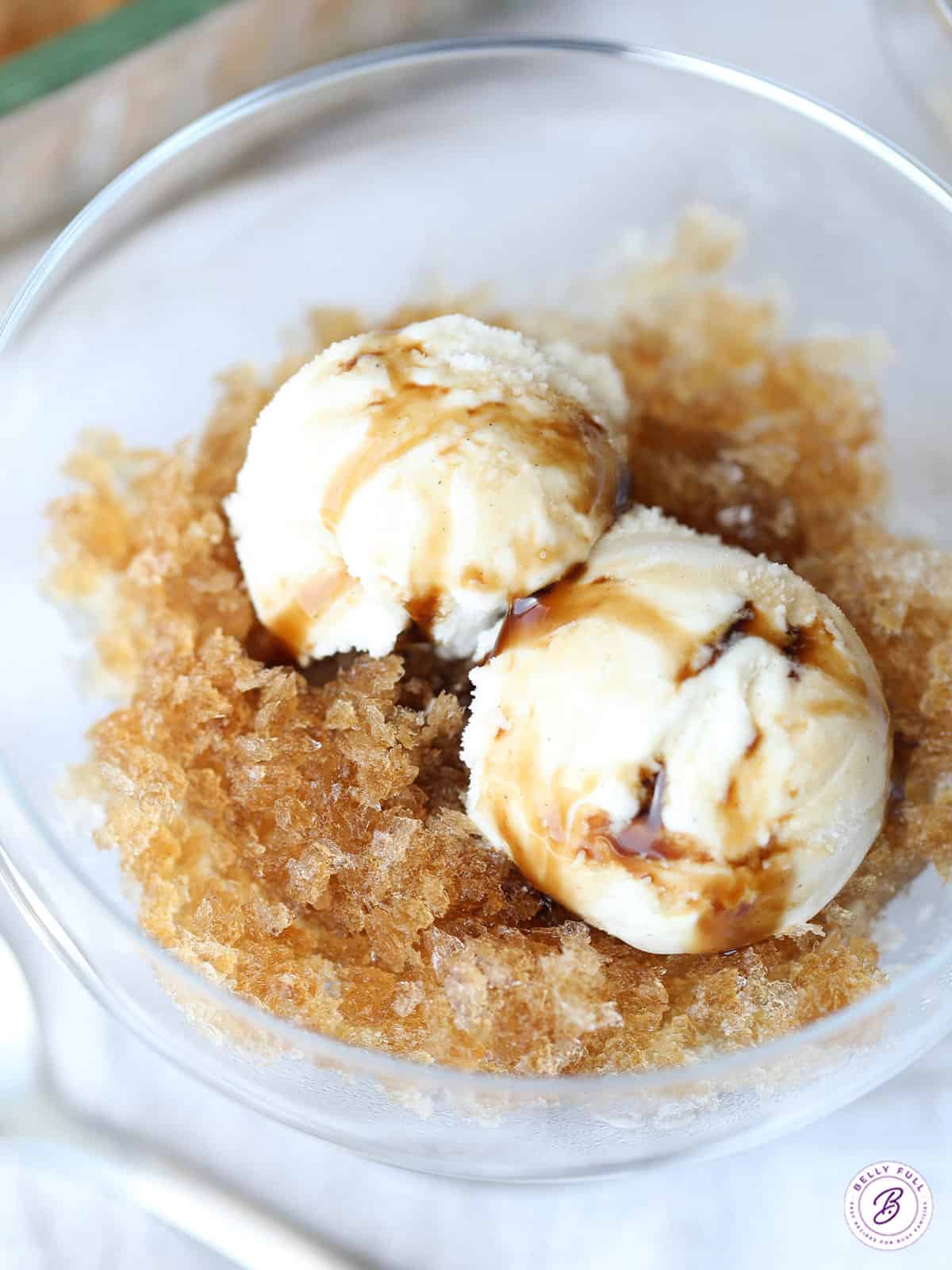 Root Beer Float Granita