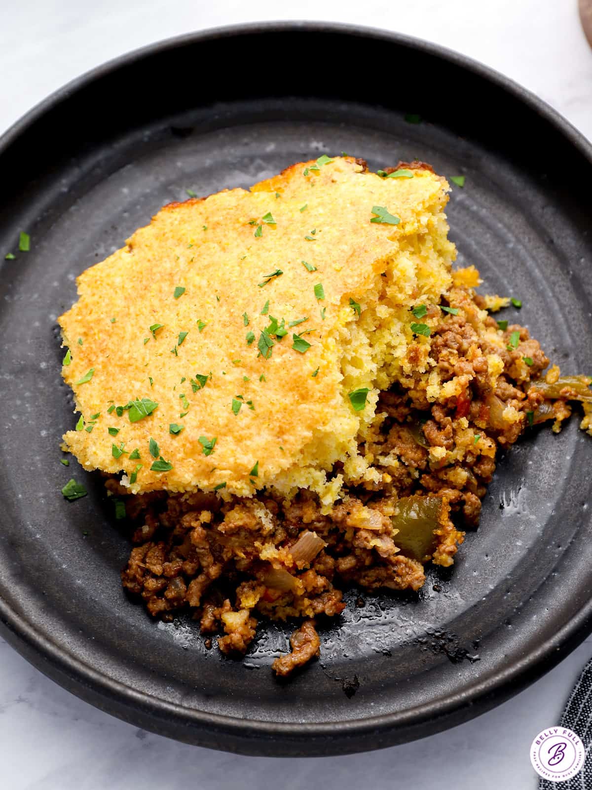 Cornbread Sloppy Joe Skillet