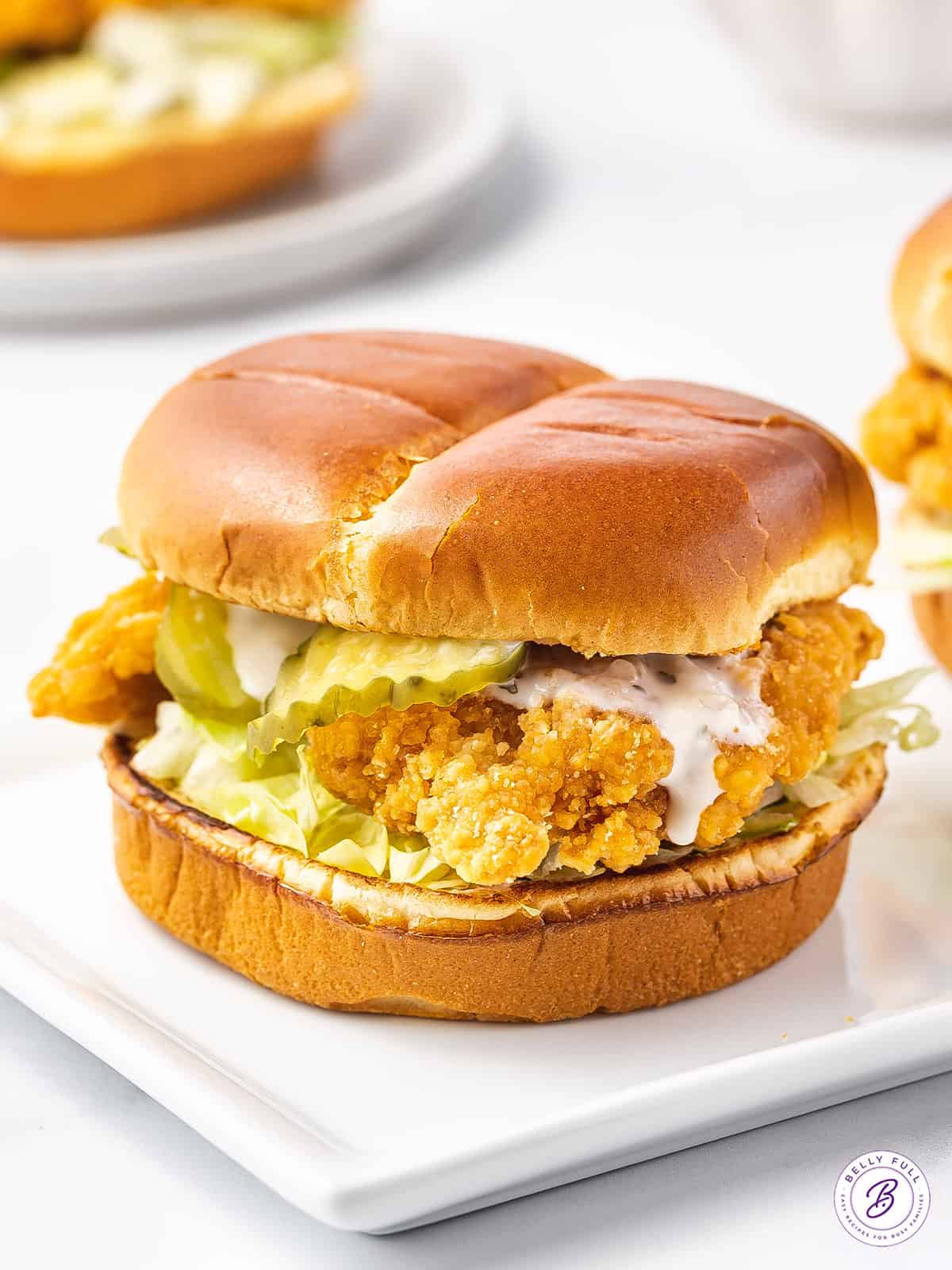 Easy Crispy Chicken Sandwich