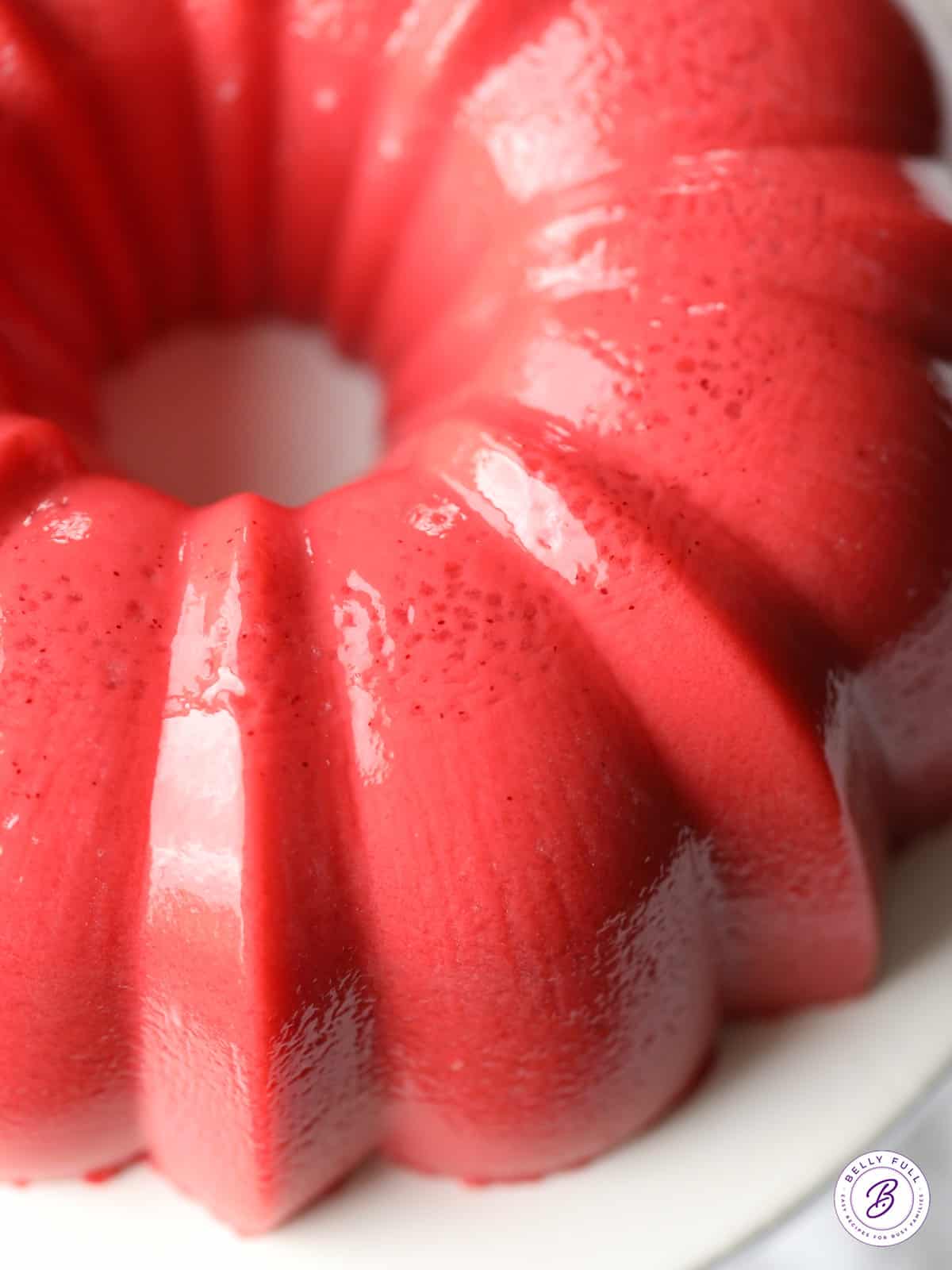 Creamy Strawberry Jello Mold
