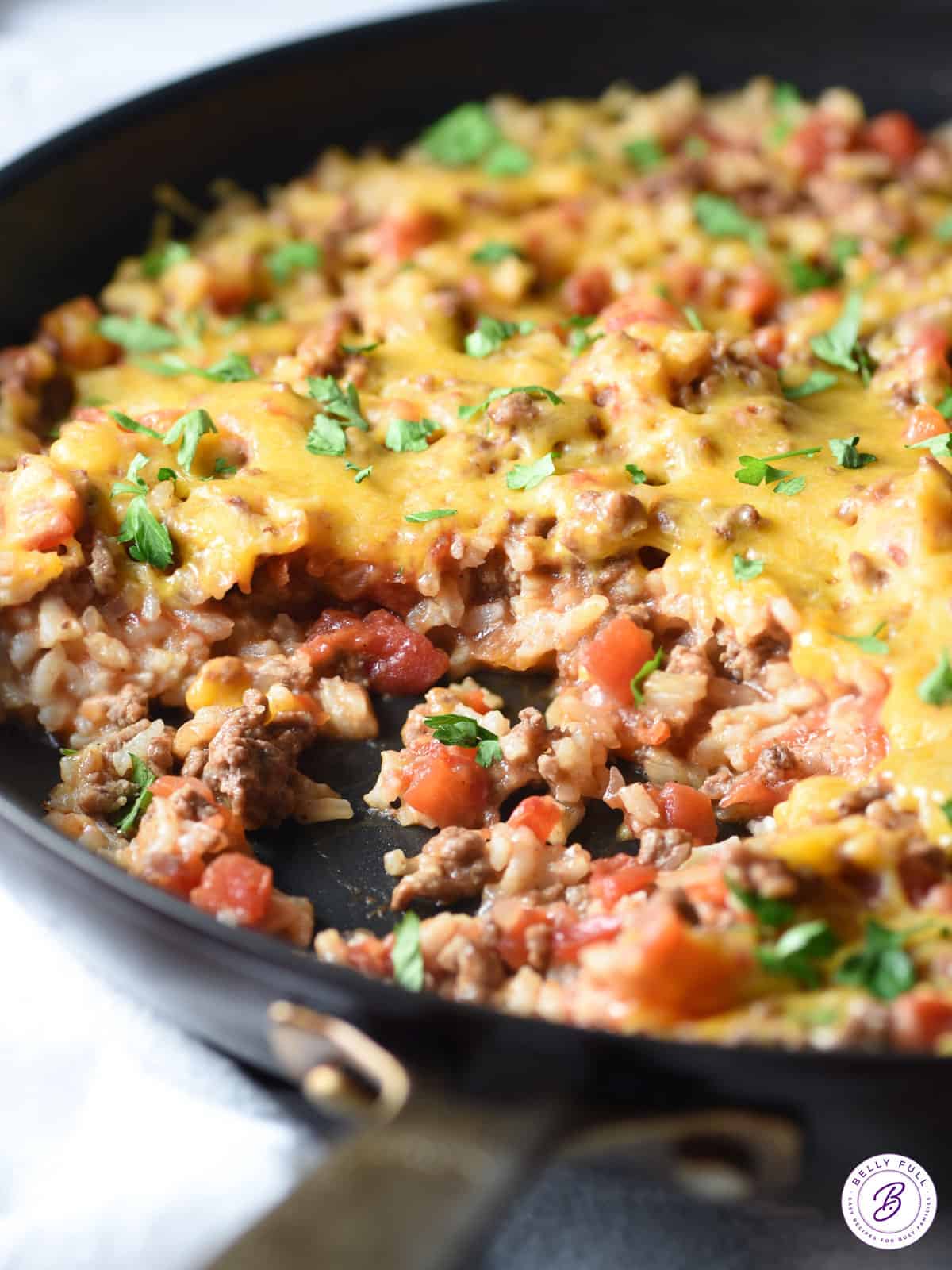 Cheesy Mexican Rice Skillet