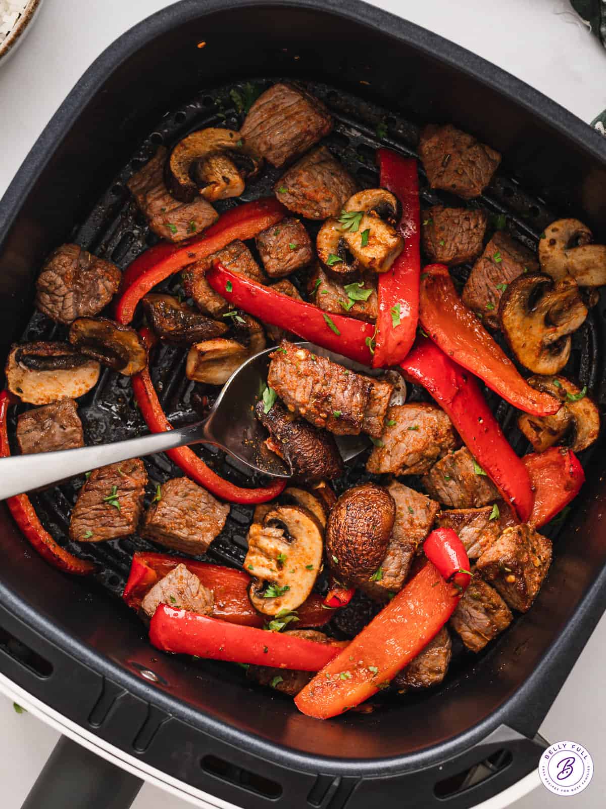 Air Fryer Steak and Veggies