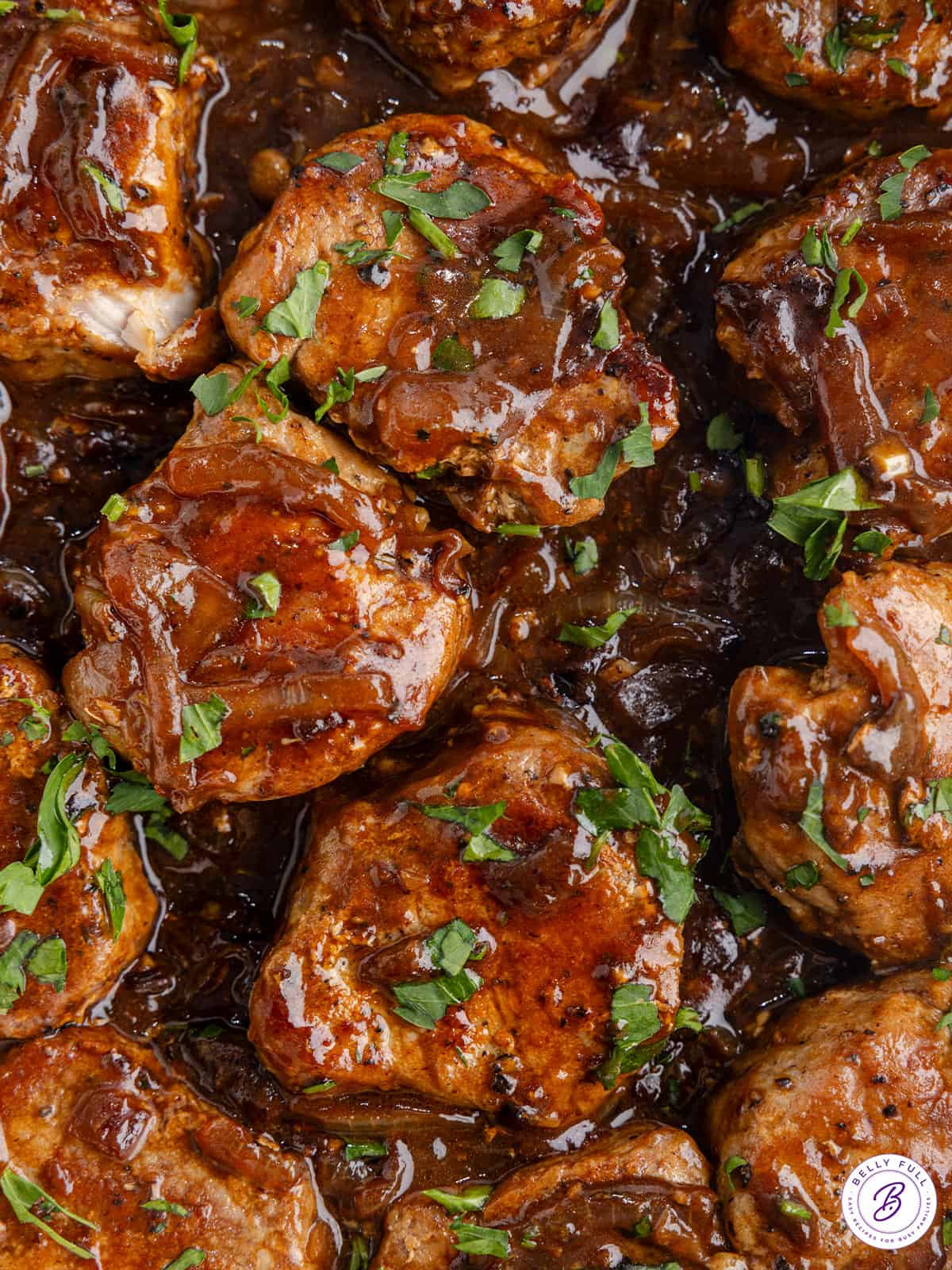 Pork Medallions with Onion Gravy