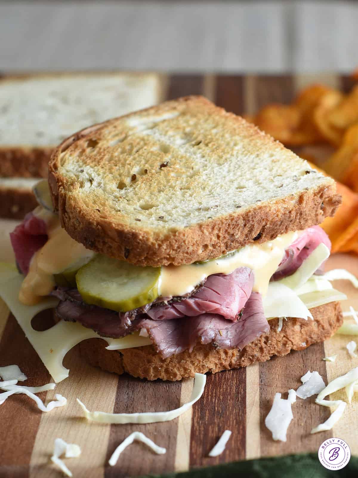 Roast Beef Reuben Sandwich