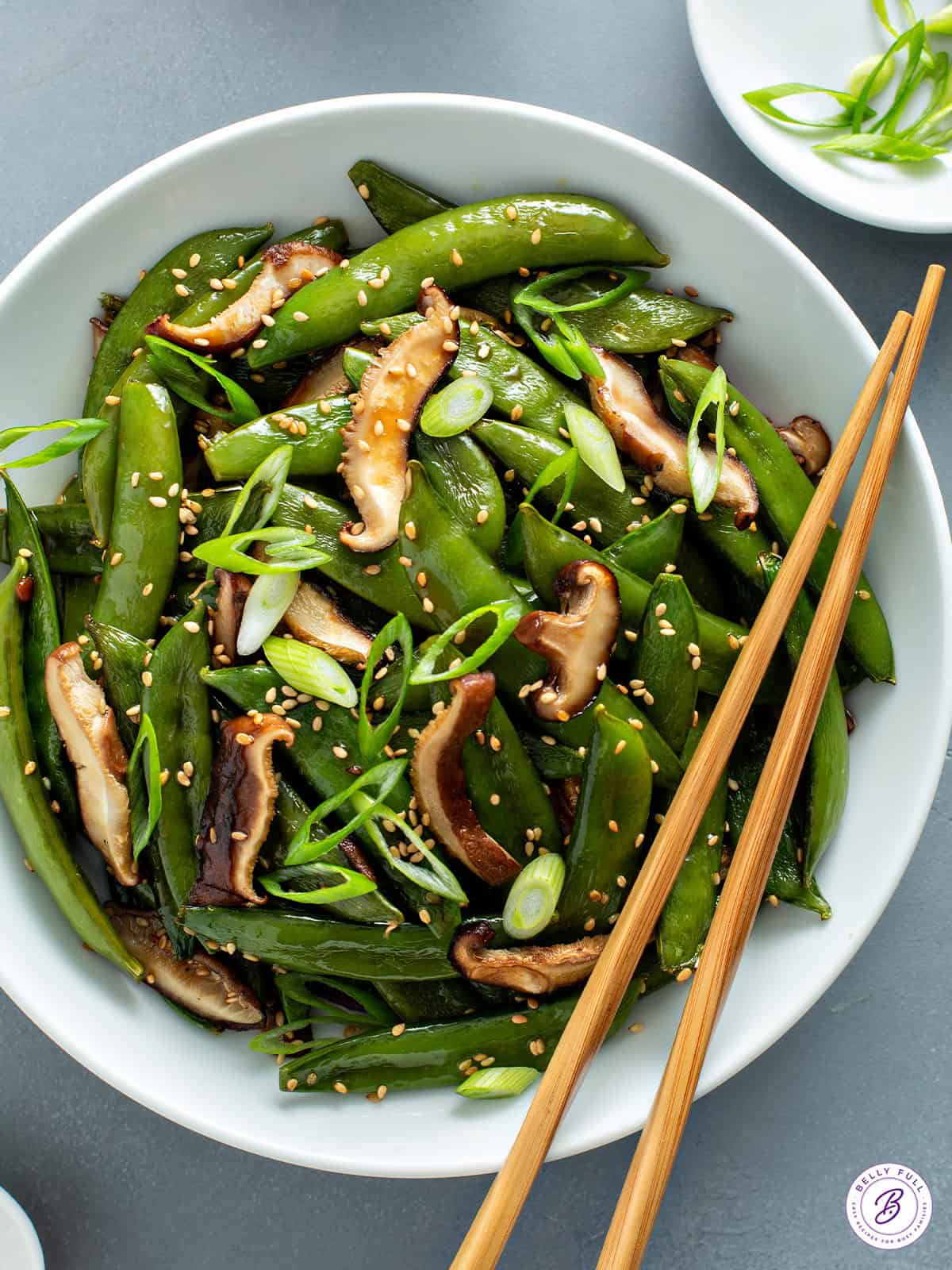 Teriyaki Roasted Sugar Snap Peas
