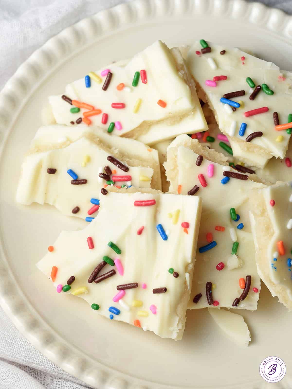 Sugar Cookie Chocolate Bark