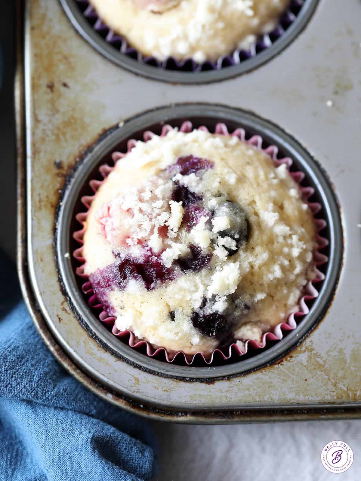 Brown Butter Mixed Berry Muffins