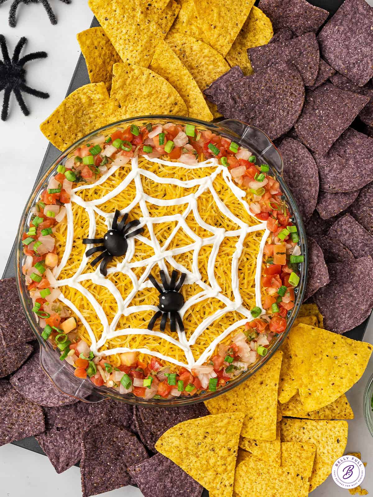 Halloween Spiderweb Dip