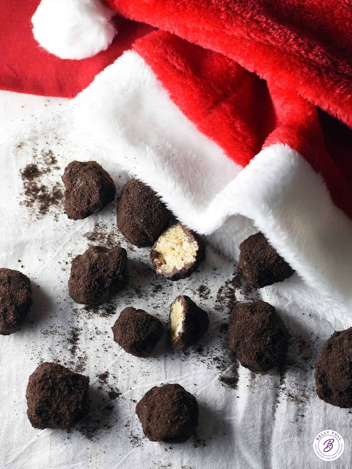 Lumps of Coal Rice Krispie Treats
