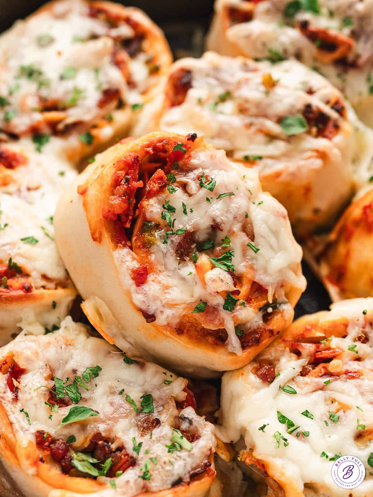 Cheesy Supreme Pizza Rolls