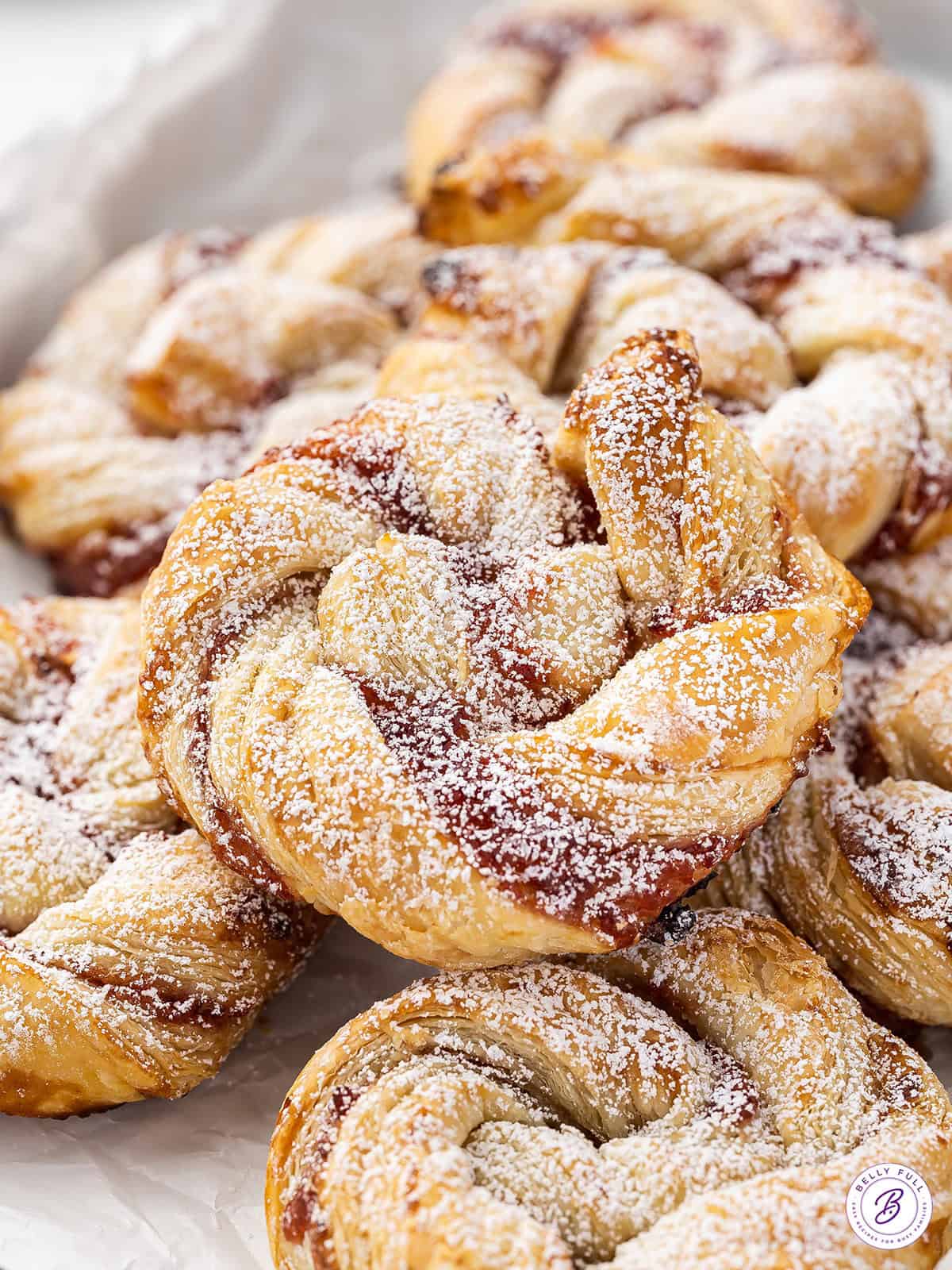 Jam Puff Pastry Rolls