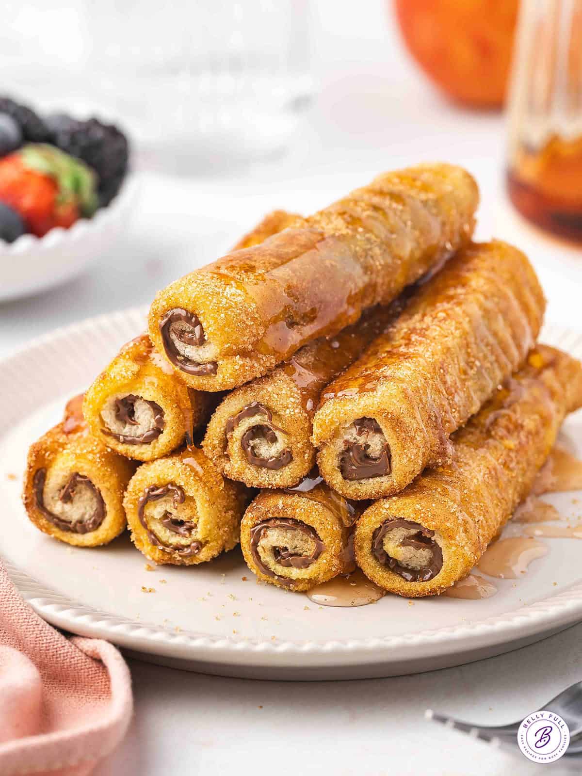 French Toast Roll Ups