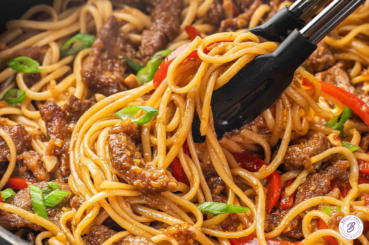 Mongolian Beef Noodles