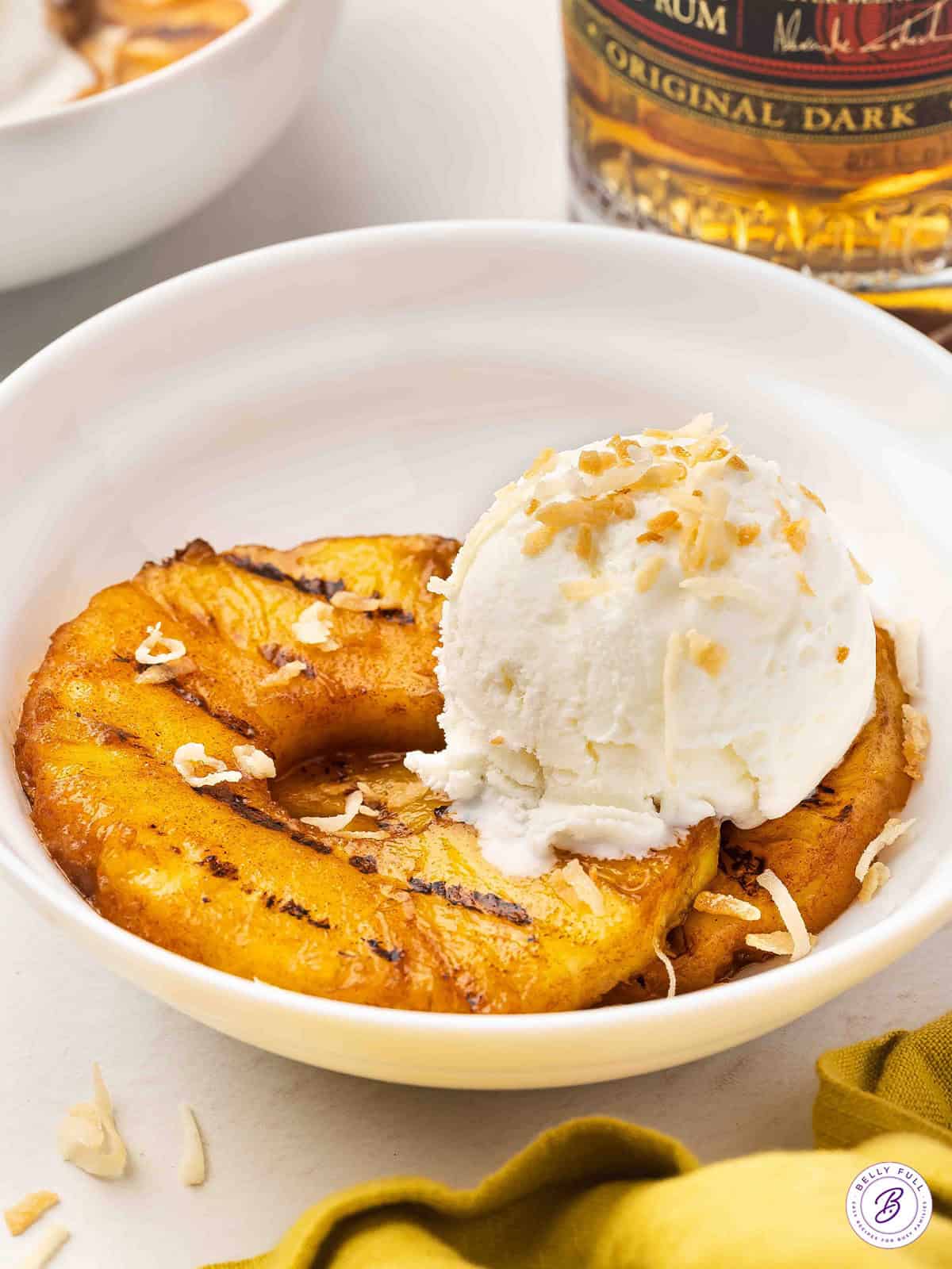 Brown Sugar and Rum Grilled Pineapple