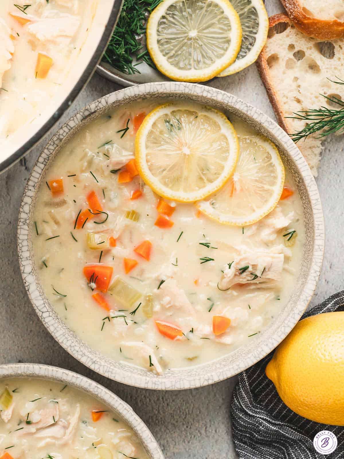 Avgolemono Soup (Greek Lemon Chicken Soup)