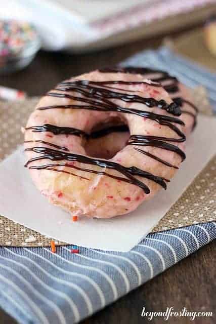 Chocolate Covered Strawberry Donuts- Baking Bucket List