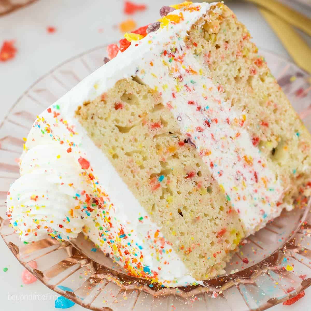 Fruity Pebbles Ice Cream Cake
