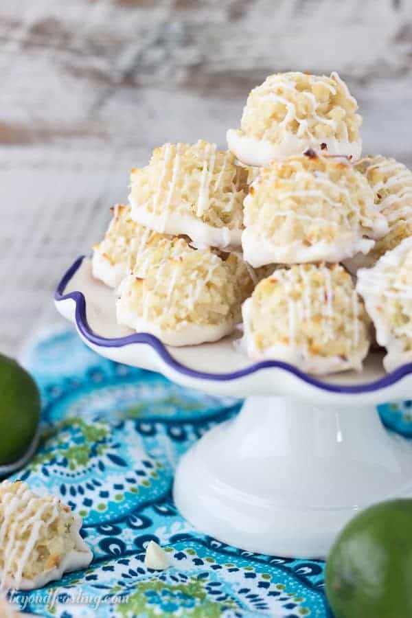 Coconut Lime Macaroons