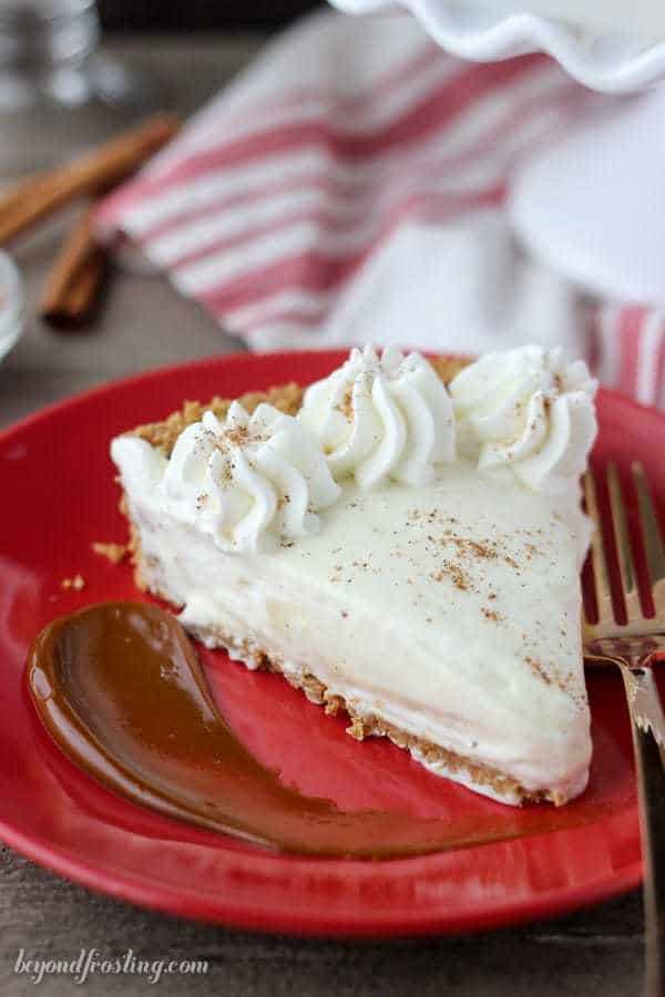 No-Bake Eggnog Cream Pie