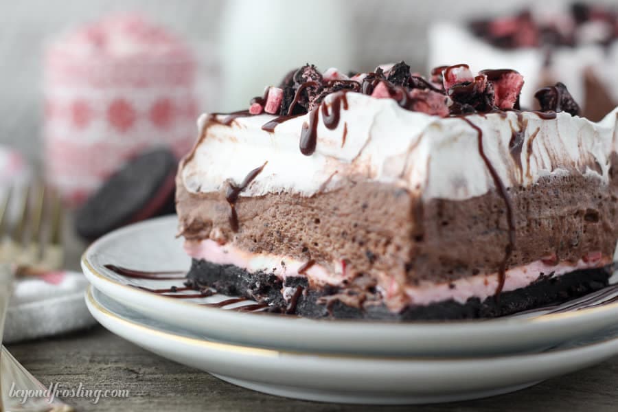 No-Bake Peppermint Oreo Lush