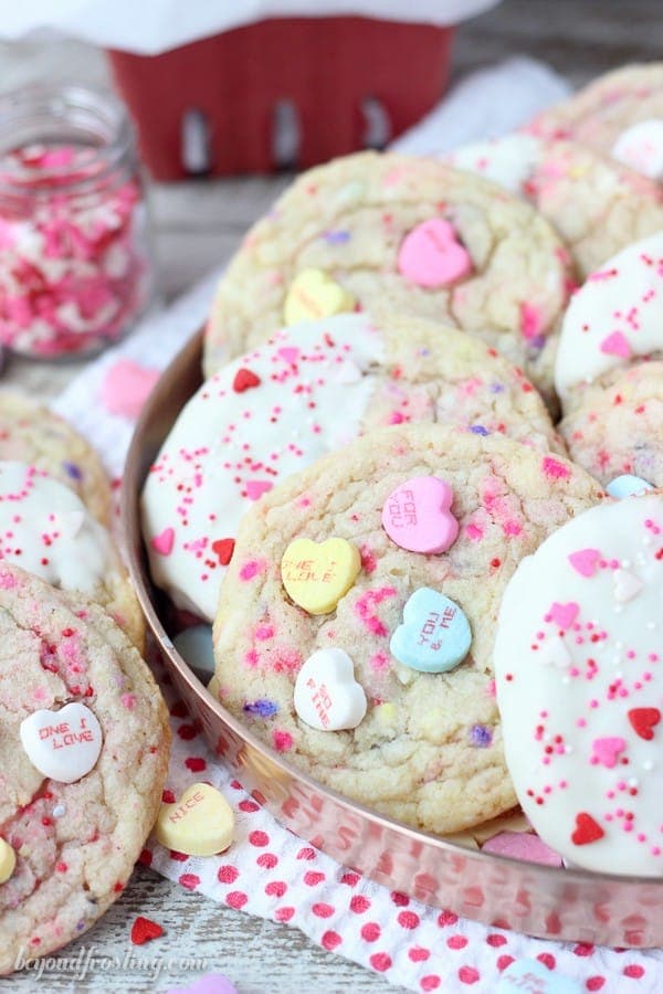 Conversation Heart Sugar Cookies
